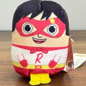 NWT Ryan's World RED TITAN Super hero Squishy Plush Stuffed Animal Toy NEW